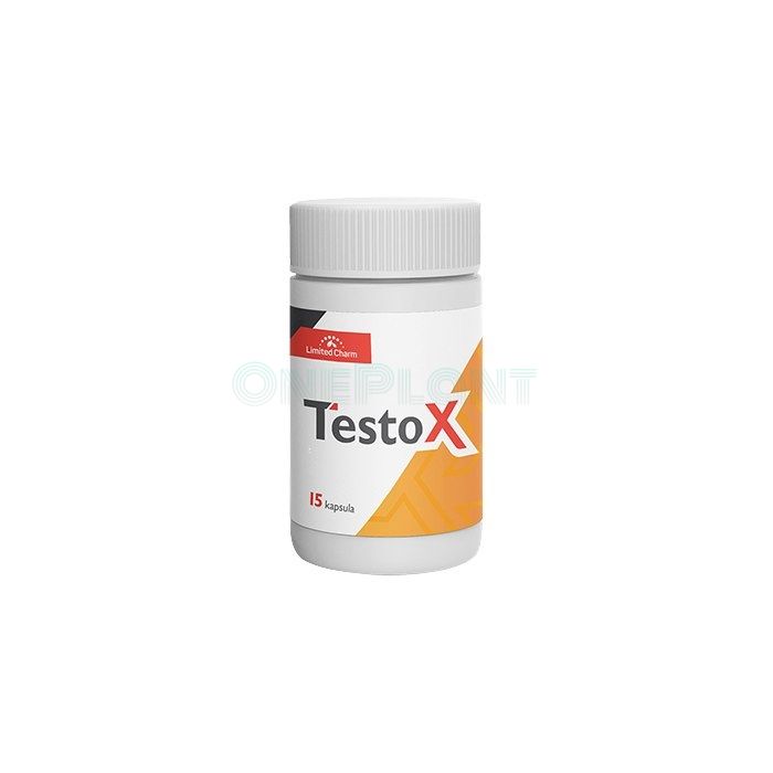 TestoX - Kapseln für Potenz in blass